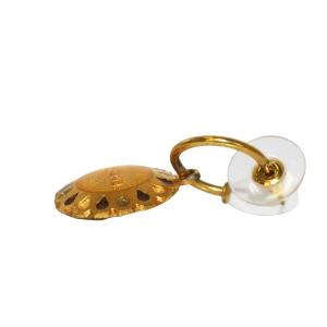 CHANEL 99A ヴィンテージ フープピアス ゴールドカラー