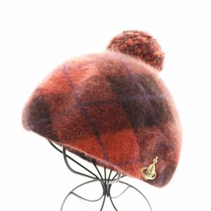美品✨viviennewestwood オーブ金具 ベレー帽 チェック柄 美品✨viviennewestwood オーブ金具 ベレー帽 チェック柄 210.jpg