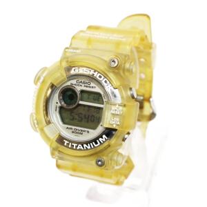 フロッグマン 腕時計 デジタル クオーツ スケルトンイエロー DW-8201WC