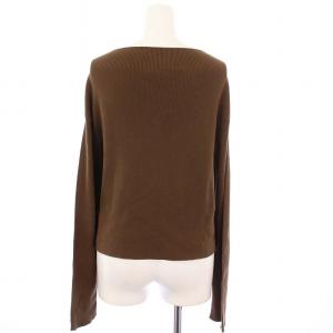 Deuxieme Classe 24SS off shoulder プルオーバー ニット カットソー オフショルダー クロップド丈 長袖