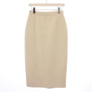 23AW Knit Skirt タイトスカート ロング ウール カシミヤ F アイボリー 23060560702030