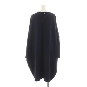 mizuiro ind mizuiroind ワイドワンピース ロング 長袖 ネイビー /NQ