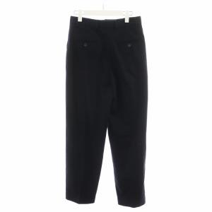TOTEME 23AW ダブルプリーツ テーラードパンツ ウール 34 ネイビー