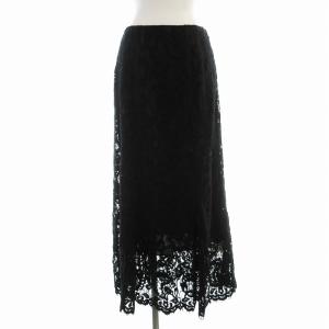 モールレース マーメイドスカート ロング レース 40 黒 ブラック 21060938104010 /EE