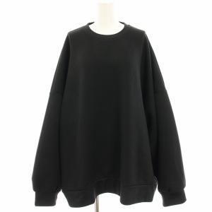モンスタープライムオーバーダンボールニットプルオーバースウェット トレーナー 長袖 2 黒 ブラック 11212411201