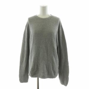 ニット カットソー プルオーバー 長袖 3 グレー /NQ
