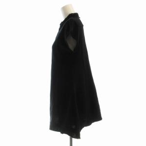 KAPITAL ポロシャツ レース フレンチスリーブ 半袖 1 黒 ブラック /RO