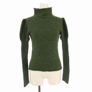 ニット セーター 長袖 緑 グリーン /EE