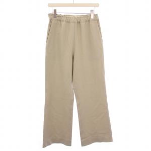 イージーパンツ スラックス フレア ウエストゴム ストレッチ ウール 2 グレージュ /BB