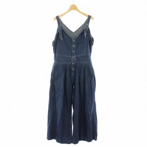 オールインワン サロペット デニム 0 XS 青 ブルー /YT