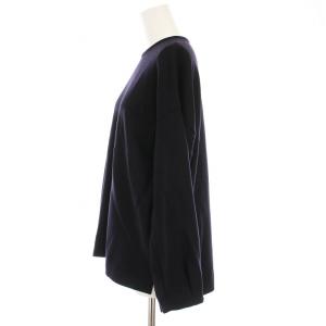 MACKINTOSH LONDON セットアップ 上下 ウォッシャブルスムースウールプルオーバー ニット カットソー 長袖 パンツ 38 紺