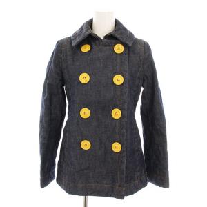 デニムジャケット ダブルボタン アウター 4 インディゴ ネイビー 6792120E /YM