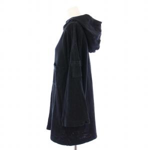 KAPITAL プルオーバーパーカー 七分袖 コットン 3 黒 /KH