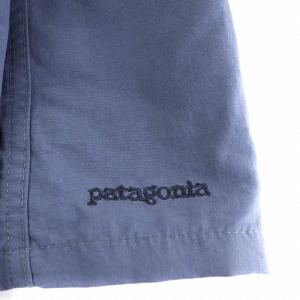 Patagonia ショートパンツ ハーフパンツ 刺繍 ナイロン XS 紺 ネイビー 57089 /AN49