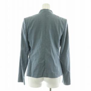 Theory スーツ セットアップ 2点セット ボックスプリーツスカート ノーカラージャケット ミニ 0 X0 ブルー