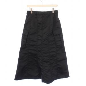 コムデギャルソン　ニット　ロングスカート コムデギャルソン シアー ロング ニットスカート タイト 黒 /MI