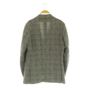 SHIPS テーラードジャケット 3B グレンチェック ウール 42 グレー /MY OS