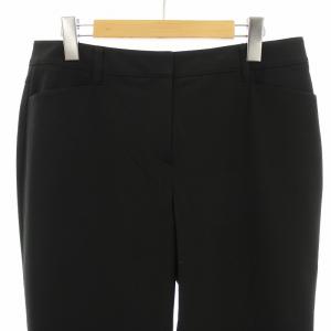 TO BE CHIC クロッドパンツ リボン ストレッチ 44 ブラック W7R01-405-09 /NQ