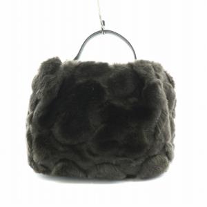 ANTEPRIMA MISTO ショルダーバッグ ハンドバッグ 2WAY リボン チャコールグレー /NQ