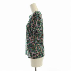 SYBILLA カットソー Tシャツ 半袖 総柄 M 緑 グリーン GBKGG-61230 /EE