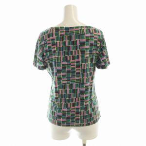 SYBILLA カットソー Tシャツ 半袖 総柄 M 緑 グリーン GBKGG-61230 /EE