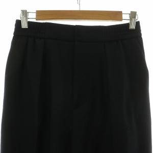 Edition 23AW サキソニースラックスパンツ 38 ブラック 34-04-34-04106 /NQ