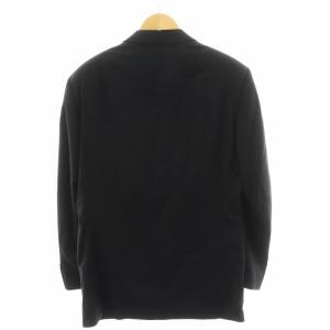 HUGO BOSS テーラードジャケット シングル ウール 48 黒 ブラック /AN54