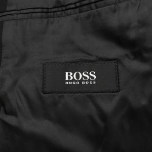 HUGO BOSS テーラードジャケット シングル ウール 48 黒 ブラック /AN54