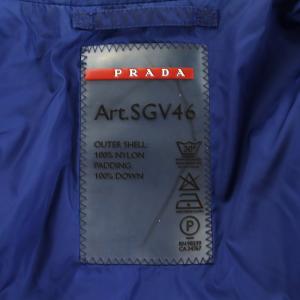 PRADA SPORT ダウンジャケット ナイロン アウター 52 青 ブルー /AN35