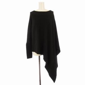 ニット セーター アルパカ 変形 S ネイビー 16-4301213