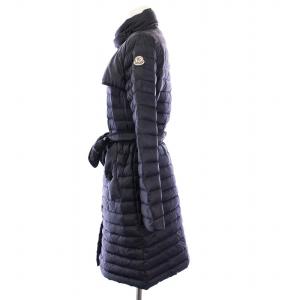 MONCLER CLORI ダウンコート 0 ネイビー 41093493359953048