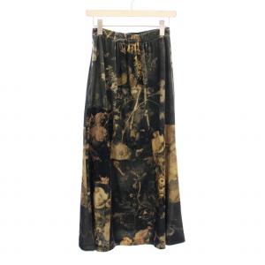 Ameri VINTAGE 23AW UND FOREIGN BOOK VELOUR SKIRT ベロアスカート フレア マキシ ロング