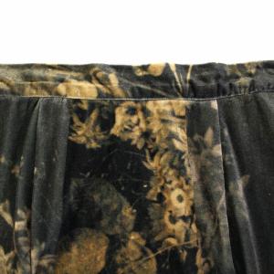 Ameri VINTAGE 23AW UND FOREIGN BOOK VELOUR SKIRT ベロアスカート フレア マキシ ロング