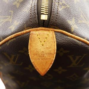 LOUIS VUITTON キーポル45 モノグラム ボストンバッグ ブラウン M41428