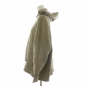 AMERICANA マイカアンドディール MICA＆DEAL プルオーバーパーカー 長袖 プリント フーディー F ベージュ