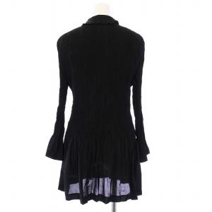 Tao ヴィンテージ プルーツブラウス シャツ 長袖 黒 TB-100300 /KH