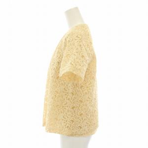 Tao AD1997 シャツ ブラウス 半袖 レース 花柄 ヴィンテージ ベージュ TB-020060 /YT