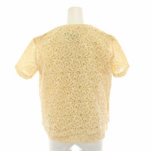 Tao AD1997 シャツ ブラウス 半袖 レース 花柄 ヴィンテージ ベージュ TB-020060 /YT