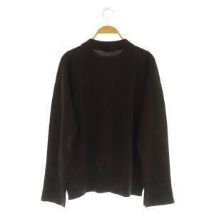 PESERICO ニット セーター 長袖 ラメ モックネック 42 ダークブラウン /MY OS