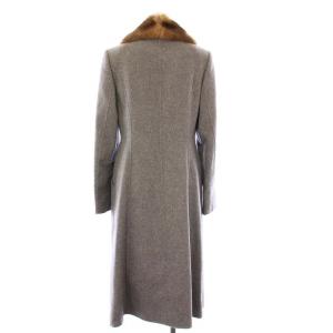FOXEY カシミヤコート ロシアンセーブルファー 38 グレー 23008