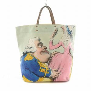 グラフィックトートバッグ ハンドバッグ キャンバス マルチカラー /NQ