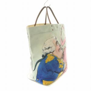 ANYA HINDMARCH グラフィックトートバッグ ハンドバッグ キャンバス マルチカラー /NQ