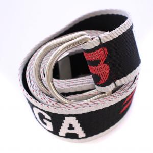 D Ringベルト ブラック ホワイト