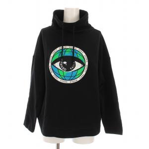 スウェット トレーナー eye world logo 長袖 S 黒 F762SW8734XF /YM