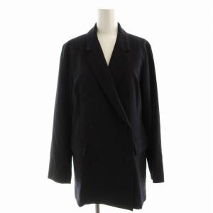 テーラードジャケット ダブル 紺 ネイビー /EE