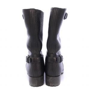 PRADA バイカーブーツ 38.5 ブラック