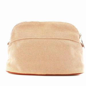 HERMES ボリードポーチ MM ロゴ オレンジ