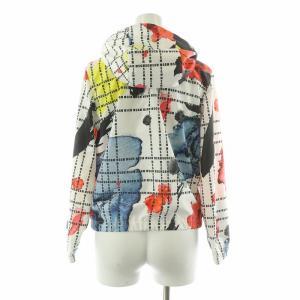 MSGM ジップアップパーカー ジャケット 長袖 フーディー マルチカラー 76121 /NQ