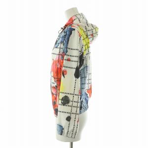 MSGM ジップアップパーカー ジャケット 長袖 フーディー マルチカラー 76121 /NQ