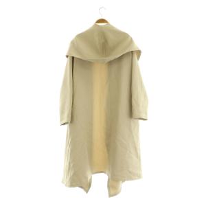 mizuiro ind mizuiroind ロングフード ビッグカラー オーバーサイズ ベージュ /MY OS